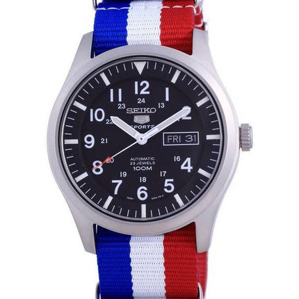 Seiko 5 Sports Automatic Polyester SNZG15K1-var-NATO25 100M Mens Watch