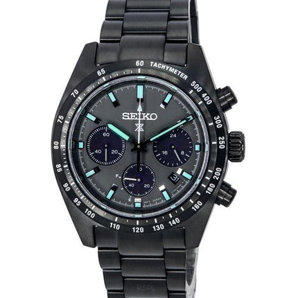 Seiko Prospex Speedtimer The Black Series Chronograph Solar SSC917 SSC917P1 SSC917P 100M Men's Watch