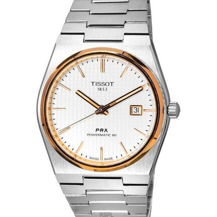 Tissot PRX T-Classic Powermatic 80 Silver Dial T137.407.21.031.00 T1374072103100 100M Men's Watch