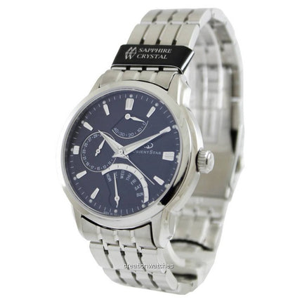 Refurbished Orient Star Retrograde Stainless Steel Black Dial Automatic SDE00002B0 100M Men's Watch