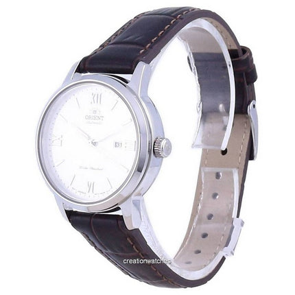 Refurbished Orient Contemporary Leather Strap White Dial Automatic RA-NR2005S10B Women's Watch