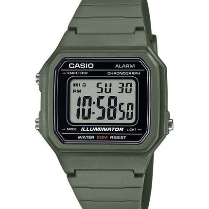 Casio Youth Digital Resin Strap Quartz W-217H-3AV Men's Watch