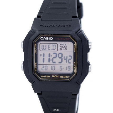 Casio Digital Alarm Illuminator W-800HG-9AVDF W-800HG-9AV Mens Watch