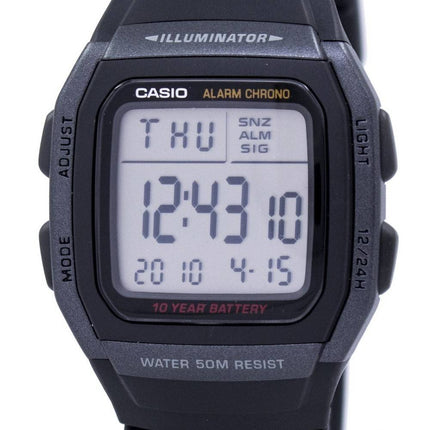 Casio Youth Digital Illuminator W-96H-1BVDF W-96H-1BV Mens Watch