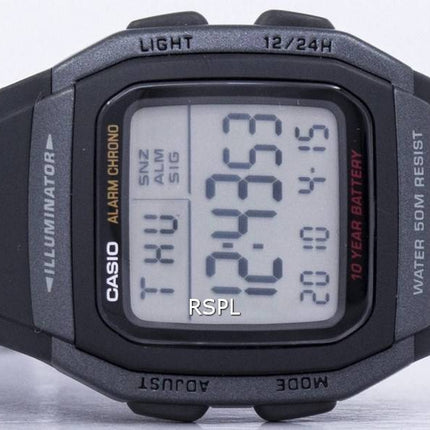 Casio Youth Digital Illuminator W-96H-1BVDF W-96H-1BV Mens Watch