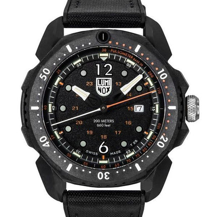 Luminox ICE SAR Arctic Outdoor Adventure Black Dial Swiss Quartz Divers XL.1052 200M Mens Watch