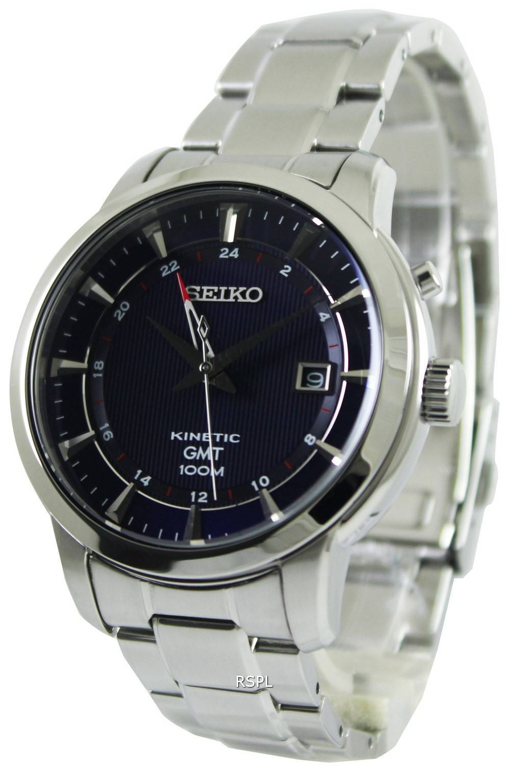 Seiko Kinetic GMT SUN031P1 SUN031P Mens Watch 