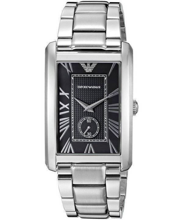 Armani rectangular 2024 mens watch