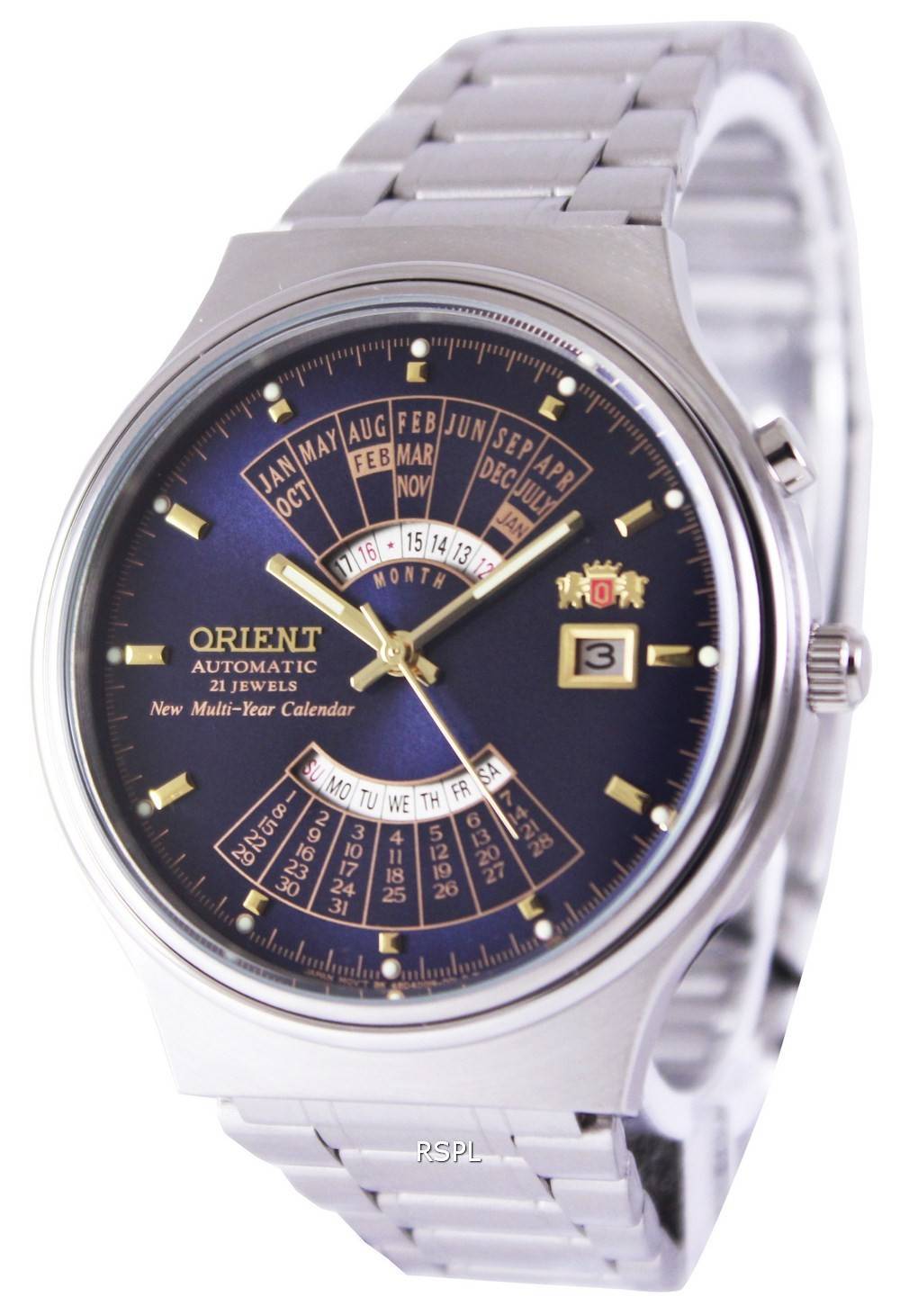 Orient Automatic 21 Jewels Multi Year Calendar FEU00002DW Men's Watch