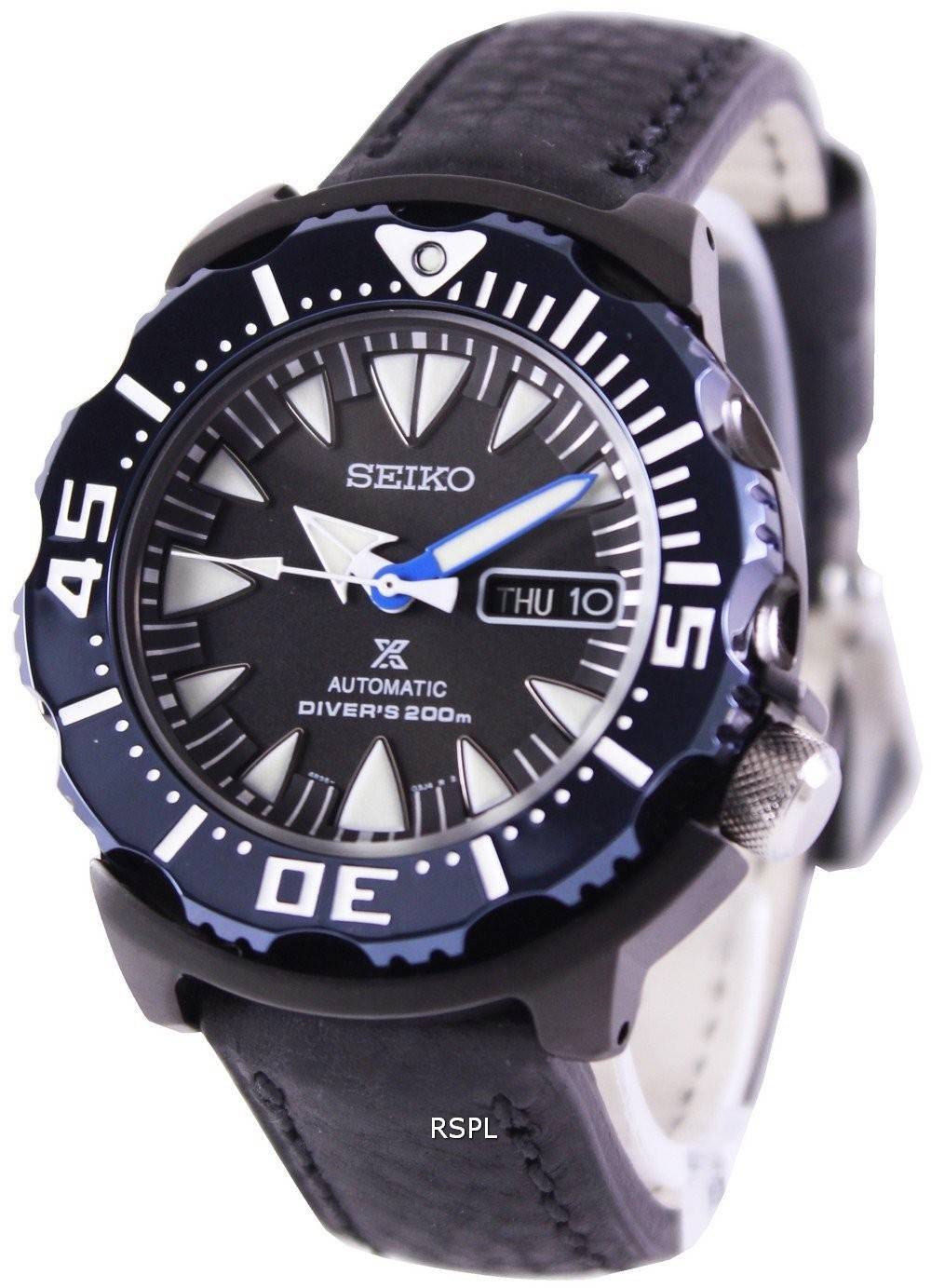 Seiko Prospex Air Diver 200M Ratio Black Leather SRP581K1 ...