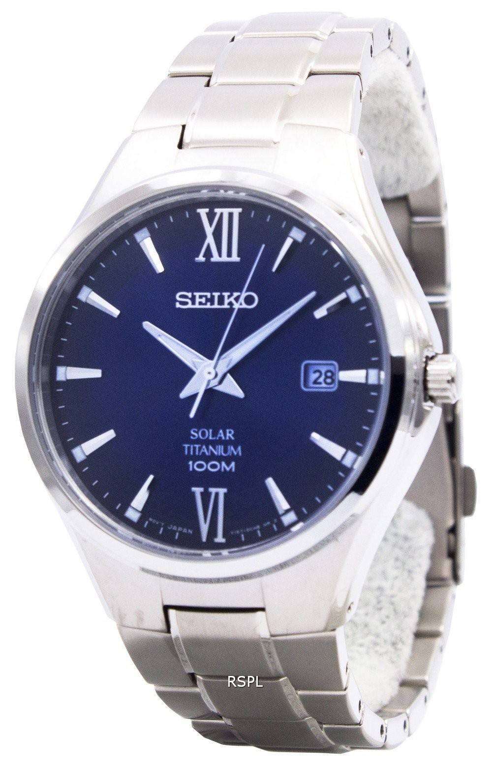 Seiko Solar Titanium Power Reserve SNE407P1 SNE407P SNE407 Men's Watch ...