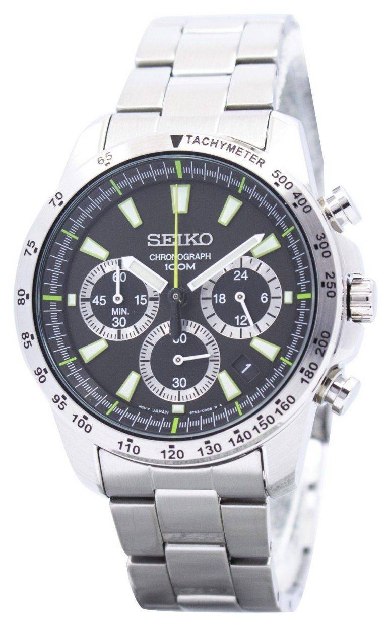 Seiko Classic Chronograph SSB027 SSB027P1 SSB027P Men's Watch ...
