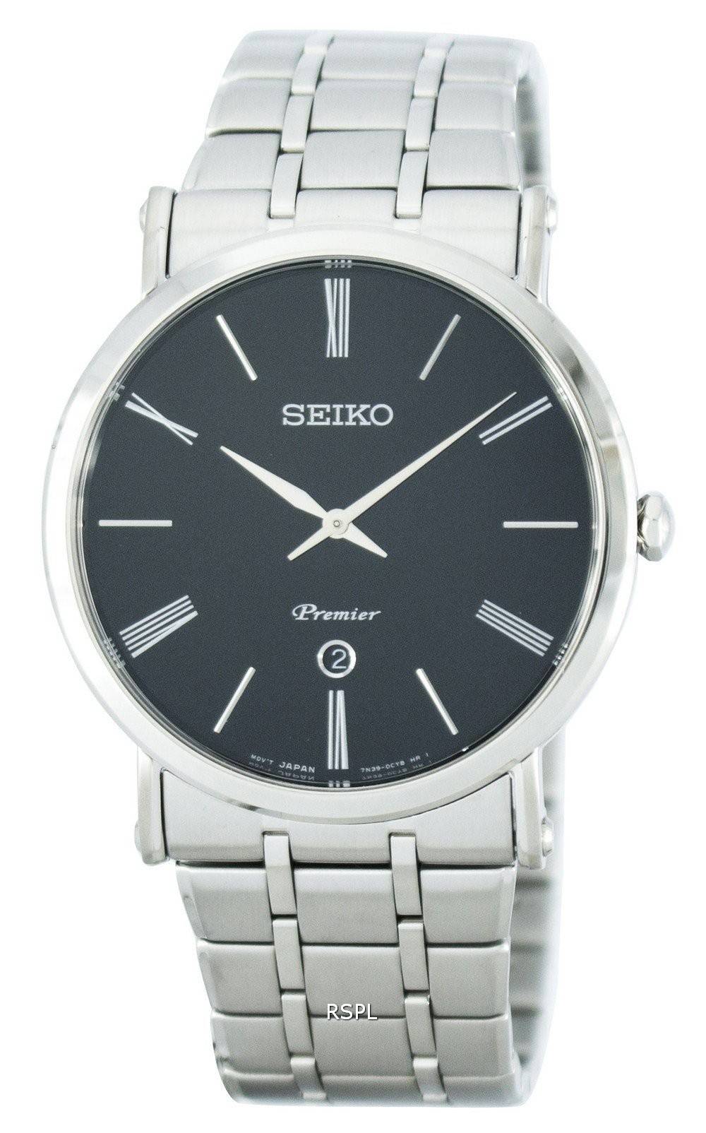 Seiko Premier Quartz SKP393 SKP393P1 SKP393P Men's Watch - CityWatches ...