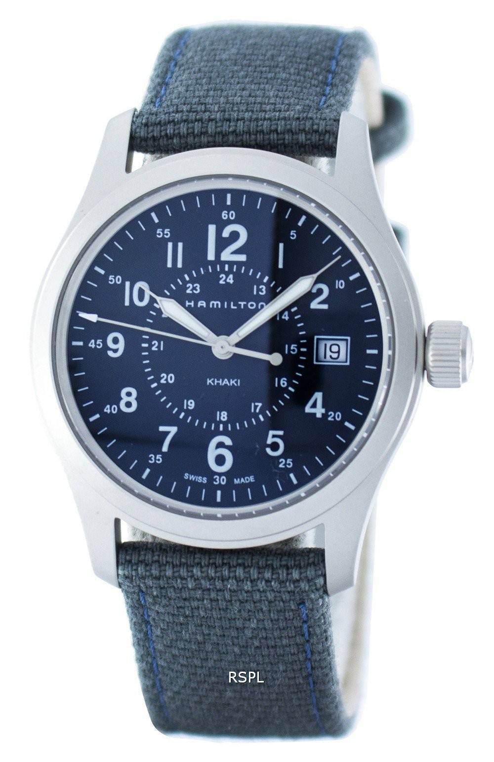 Hamilton Khaki Field Quartz Swiss Made H68201943 Men's Watch ...