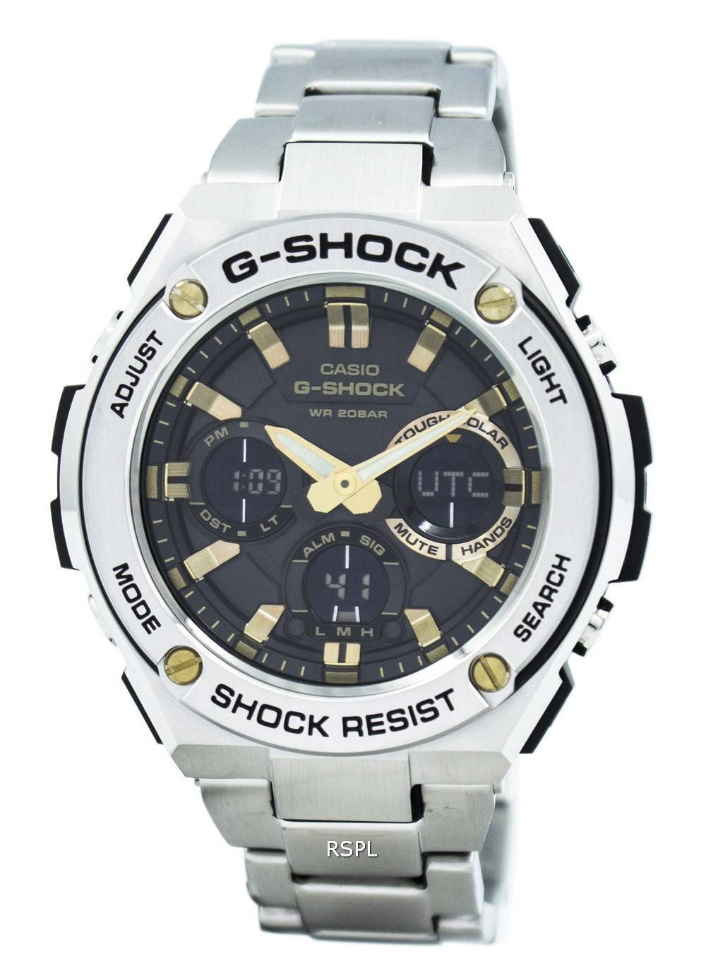 Casio G-Shock G-STEEL Analog-Digital World Time GST-S110D-1A9 Men's ...