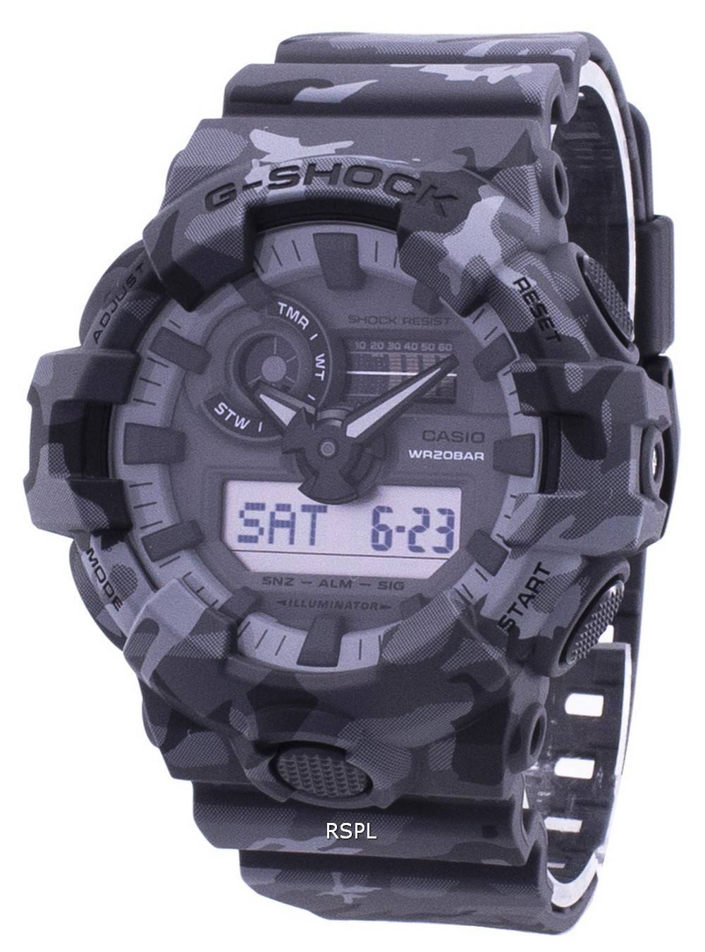Casio Illuminator G-Shock Shock Resistant Analog Digital ...