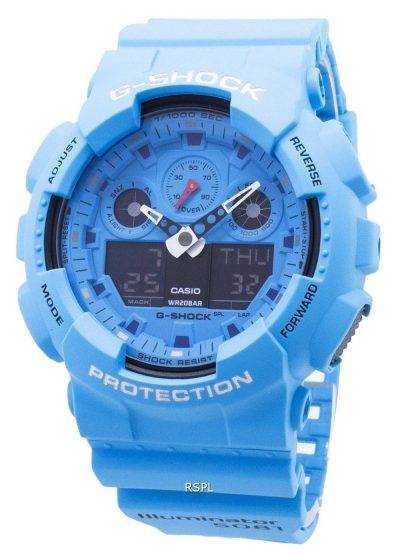 Casio G-Shock GA-100RS-2A GA100RS-2A Chronograph 200M Men's Watch