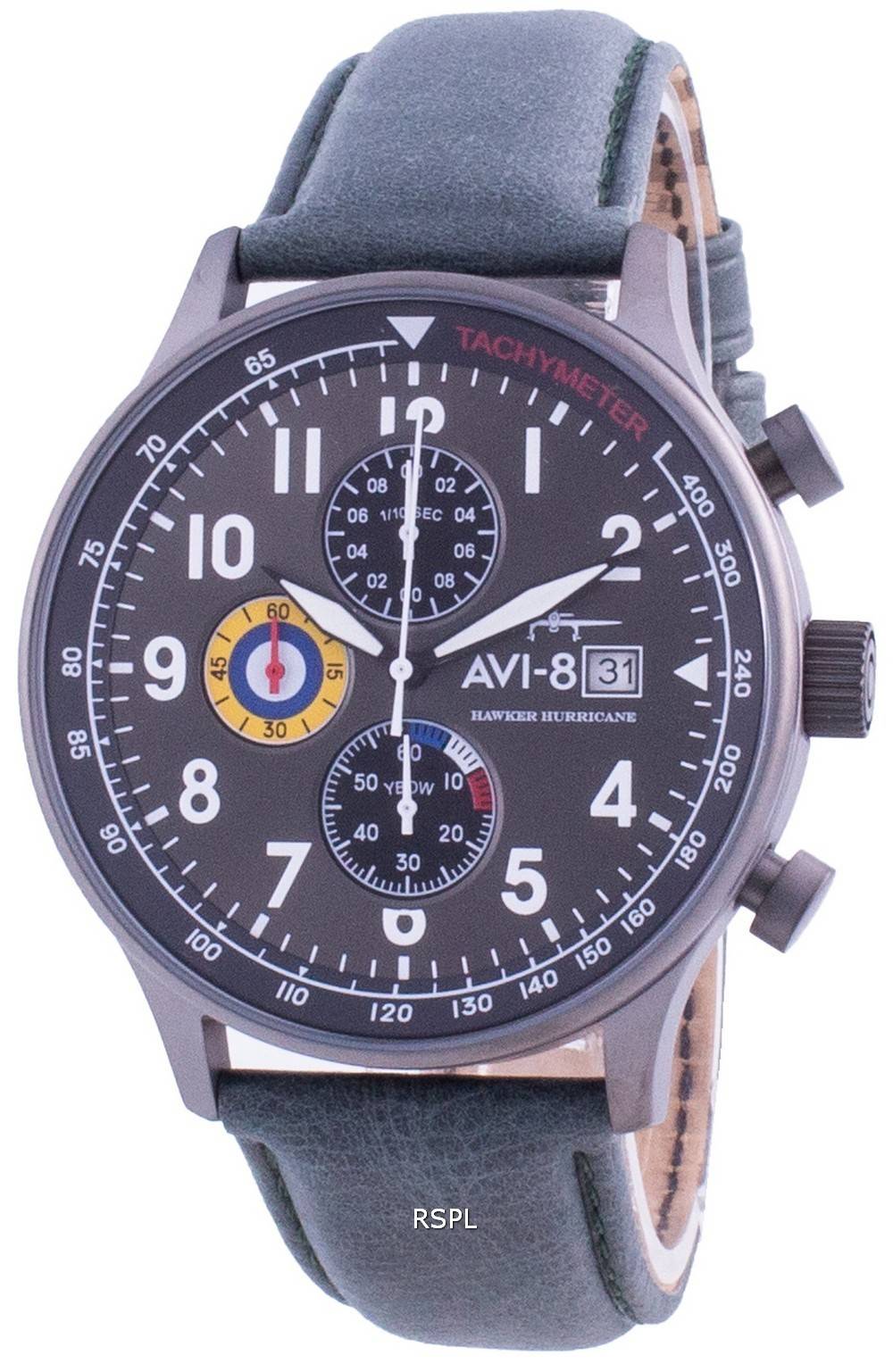 AVI-8 Hawker Hurricane Chronograph Quartz AV-4011-0D Men's Watch ...
