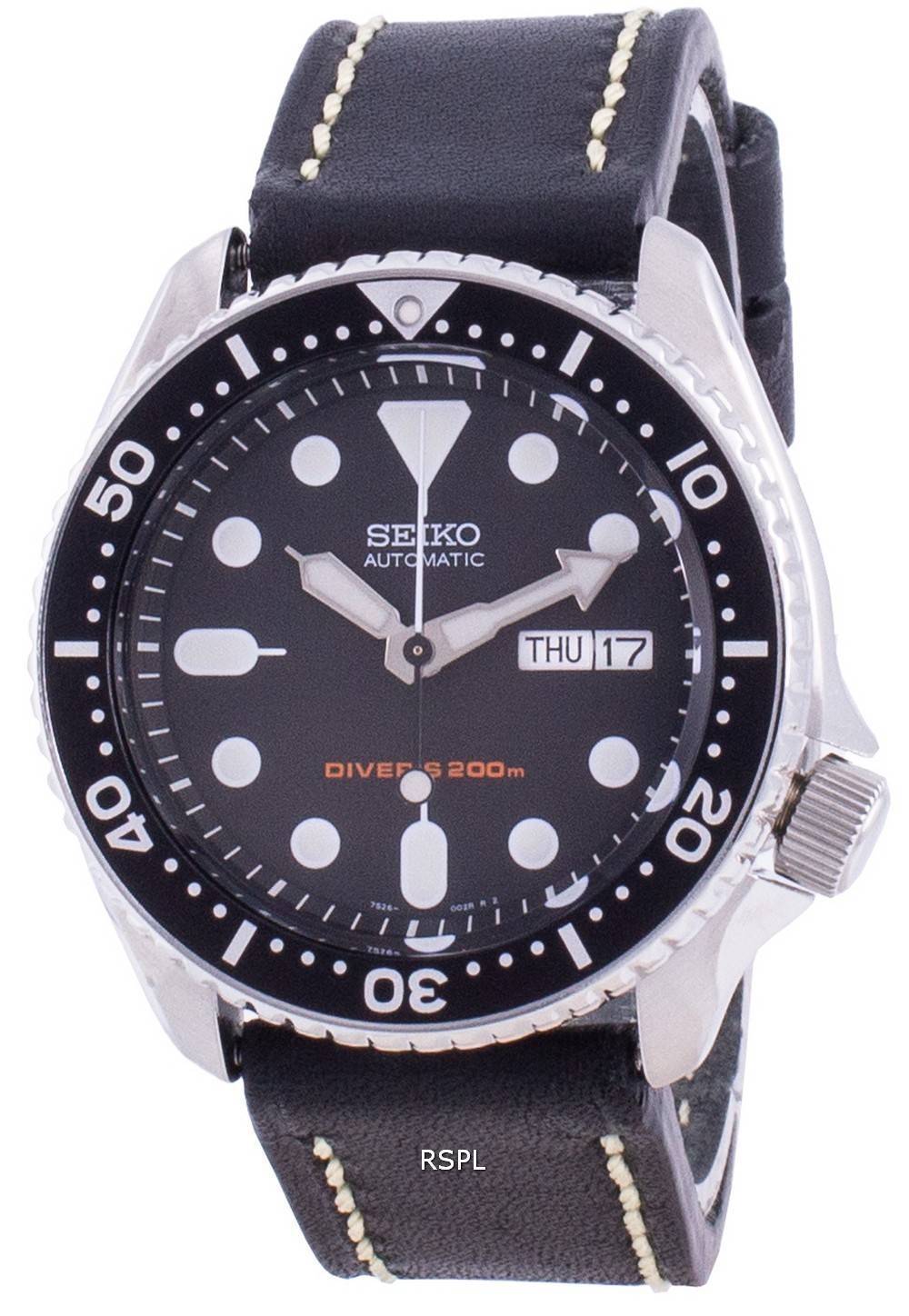 Seiko Automatic Diver's Black Dial SKX007K1-var-LS16 200M Men's Watch ...