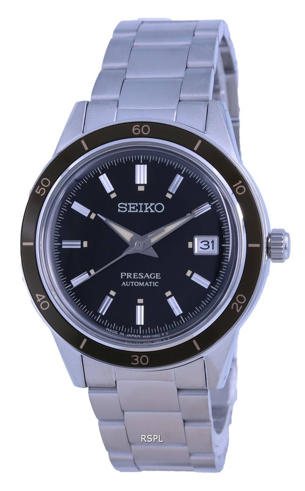 Seiko Presage Style 60s Stainless Steel Automatic SRPG07 SRPG07J1 ...