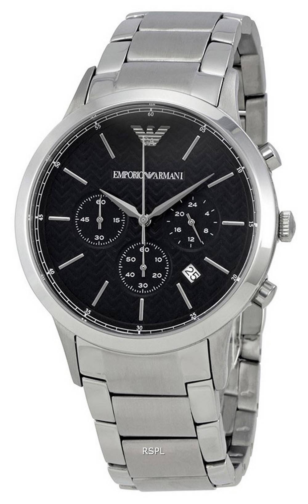 Emporio Armani Renato Chronograph Stainless Steel Quartz AR2486 Mens Watch  