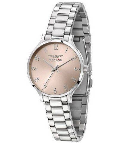 Sector 370 Light Rose Sunray Dial Stainless Steel Quartz R3253522501 Women's Watch