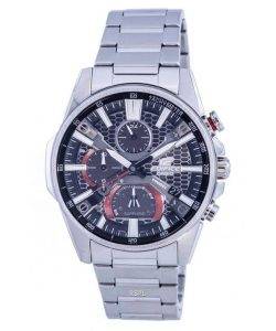 Casio Edifice Mobile Link Analog Solar EQB-1200D-1A EQB1200D-1 100M Mens Watch