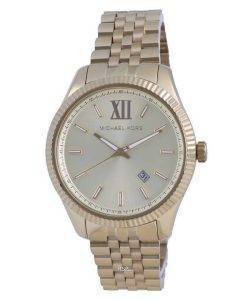 Michael Kors Lexington Gold Dial Quartz MK8857 Mens Watch