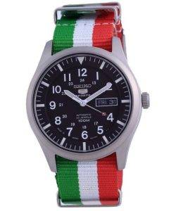 Seiko 5 Sports Automatic Polyester SNZG15J1-var-NATO23 100M Mens Watch