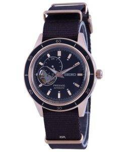 Seiko Presage Style 60s Open Heart Black Dial Automatic SSA426 SSA426J1 SSA426J Mens Watch