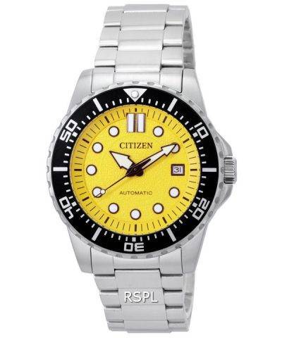 Citizen Urban Mechanical Yellow Dial Automatic NJ0170-83Z 100M Men's Watch