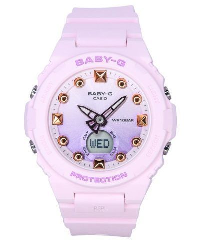 Casio Baby-G Summer Colors Series Analog Digital Pink Resin Strap Quartz BGA-320-4A 100M Women's Watch