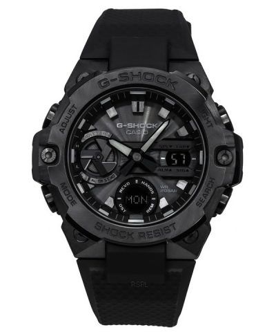 Casio G-Shock G-Steel Black Mobile Link Analog Digital Tough Solar GST-B400BB-1A 200M Men's Watch