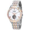 Citizen Two Tone Stainless Steel Open Heart White Dial Automatic NH9136-88A Mens Watch