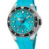 Festina Diver Rubber Strap Turquoise Dial Quartz F20664-5 200M Mens Watch