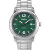 Fossil Heritage Stainless Steel Green Dial Automatic ME3224 Unisex Watch