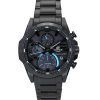 Casio Edifice Analog Chronograph Stainless Steel Black Dial Solar EQS-940DC-1B 100M Men's Watch