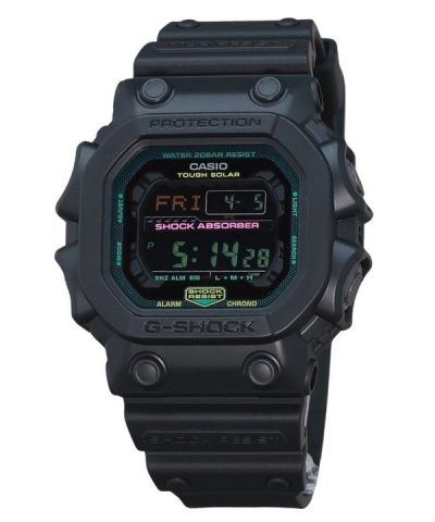 Casio G-Shock Digital Resin Strap Multifluorescent Tough Solar GX-56MF-1 200M Mens Watch