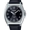 Casio Standard Analog Leather Strap Black Dial Quartz MTP-E730L-1AV Men's Watch