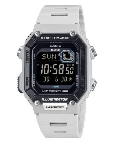 Casio Standard Digital Smartphone Link Step Tracker Resin Strap Quartz WS-B1000-8BV 100M Men's Watch