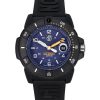 Luminox Navy Seal Foundation Rubber Strap Blue Dial Quartz Diver's XS.3602.NSF 200M Men's Watch
