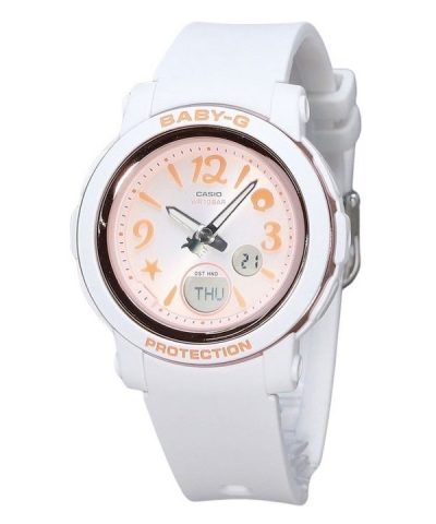 Casio Baby-G Analog Digital Undersea World Resin Strap Orange Dial Quartz BGA-290US-4A 100M Women's Watch