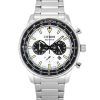 Citizen Eco-Drive Chronograph Stainless Steel White Dial CA4500-91A 100M Men's Watch