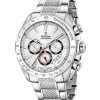 Festina Timeless Chronograph Stainless Steel White Dial Quartz F20668-1 100M Men's Watch