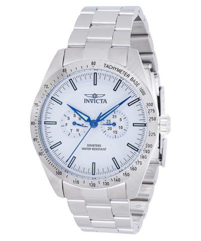 Invicta Specialty Stainless Steel White Dial Quartz 45975 Men's Watch