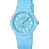 Casio Pop Analog Blue Bio Based Resin Strap Blue Dial Quartz LQ-24B-2B Women's Watch