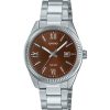 Casio Standard Analog Stainless Steel Brown Dial Quartz LTP-1302DD-5AV Women's Watch