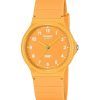 Casio POP Analog Bio Based Resin Strap Orange Dial Quartz MQ-24B-9B Unisex Watch