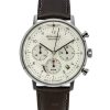 Iron Annie Bauhaus Chronograph Vegan Leather Strap Cream Dial Solar 50865n Men's Watch