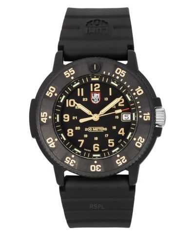 Luminox Original Navy Seal EVO Rubber Strap Black Dial Quartz Divers XS.3001.EVO.OR 200M Mens Watch